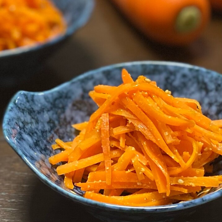 電子レンジで簡単作り置きおかず!にんじんナムル